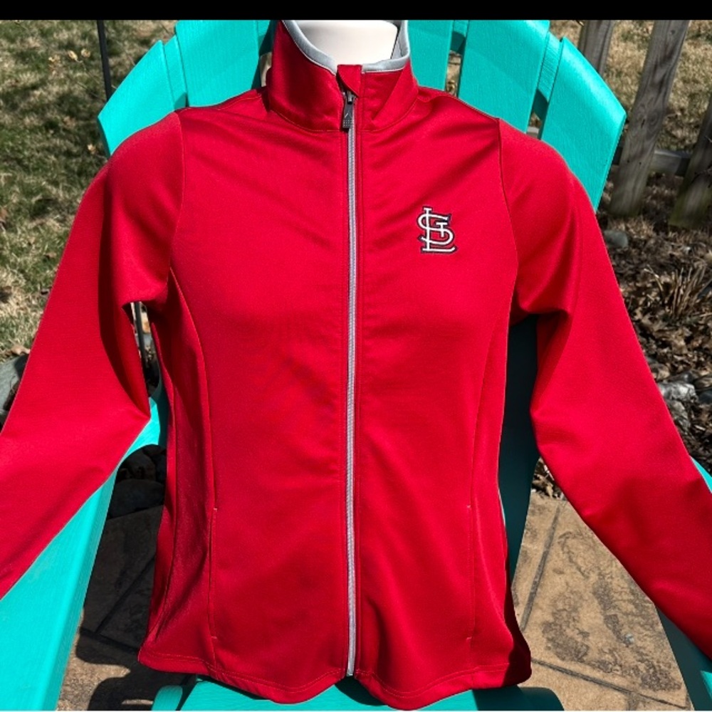 Antigua Women's St. Louis Cardinals Logo Full-Zip